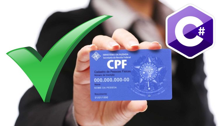 c sharp c# validar cpf