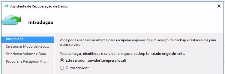 restaurar backup azure windows server