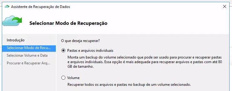 restaurar backup azure windows server