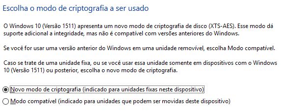 unidade criptografada