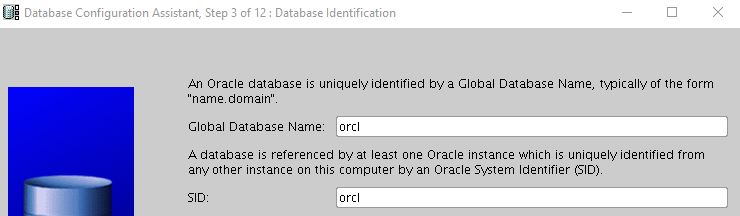 database identification oracle