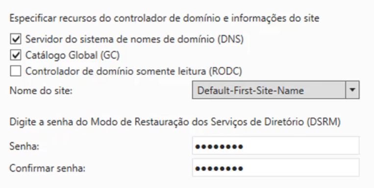 controlador de domínio secundário