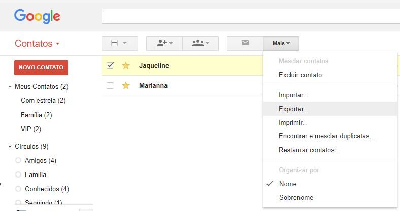 caixa de entrada do gmail