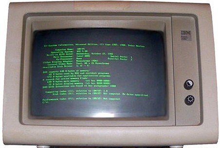 monitor de vídeo monocromático