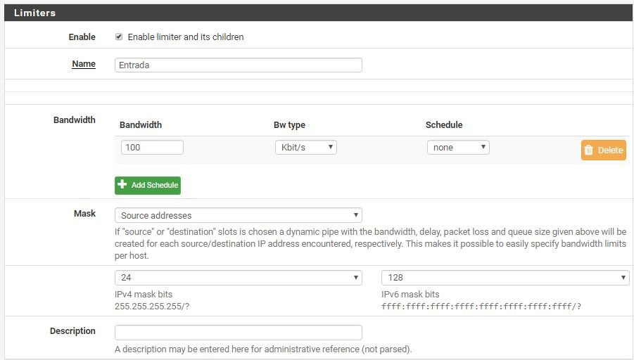 limiters pfsense