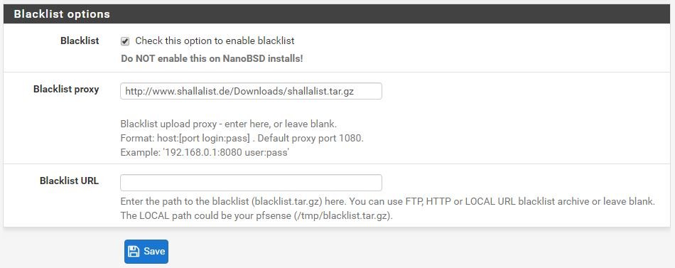 blacklist pfsense