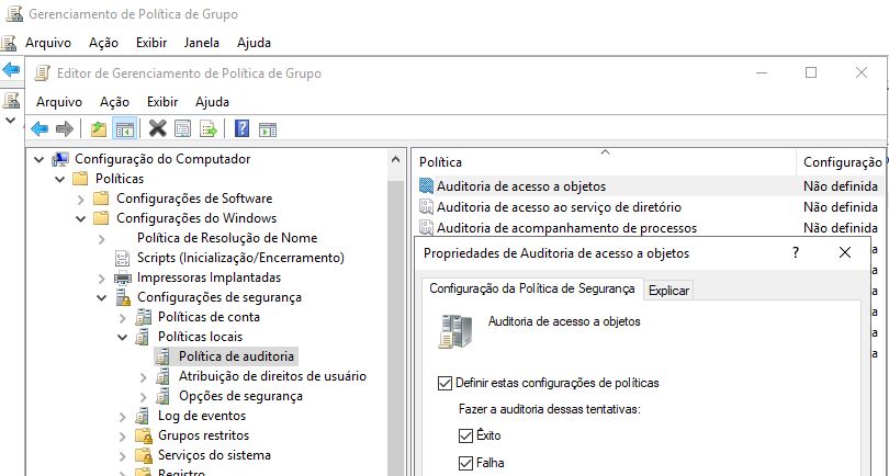gerenciamento de política de grupo