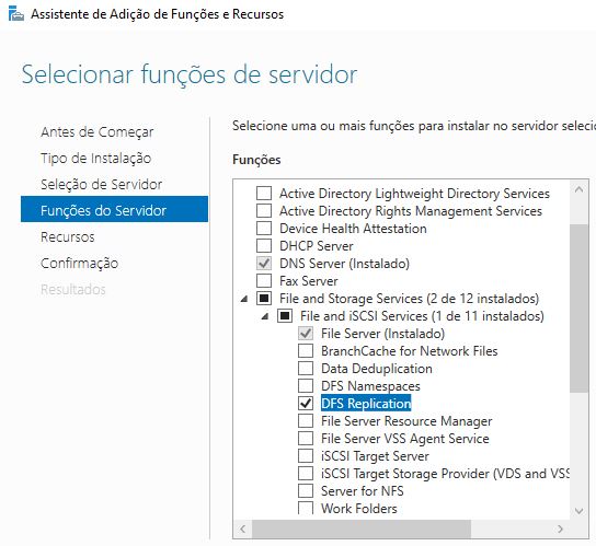 funções servidor windows server