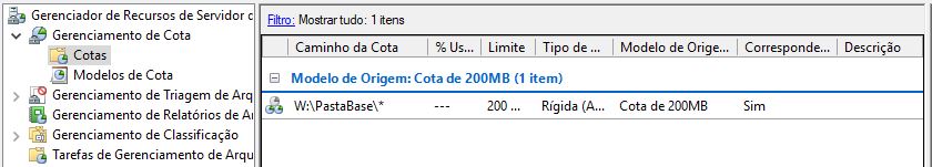 gerenciamento de cotas