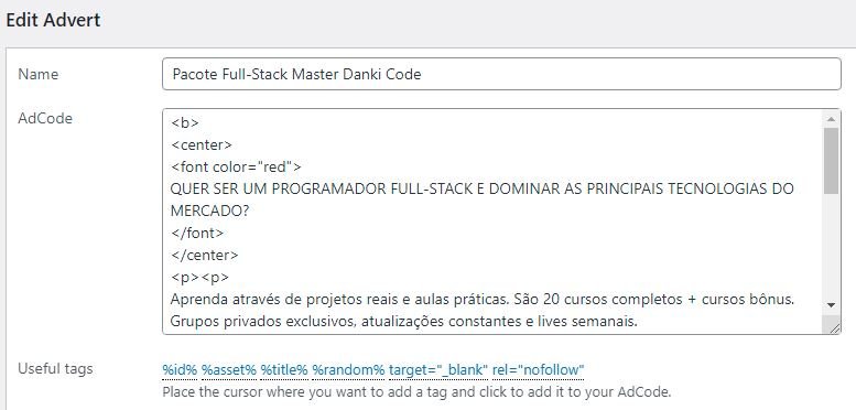 adrotate plugin