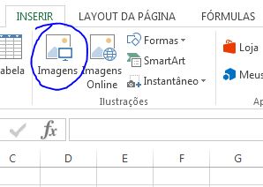 inserir imagem planilha
