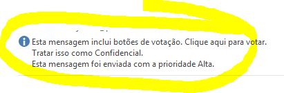 votação outlook