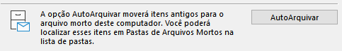 autoarquivar outlook