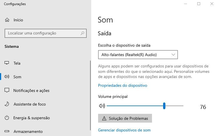 detecção problemas microfone windows