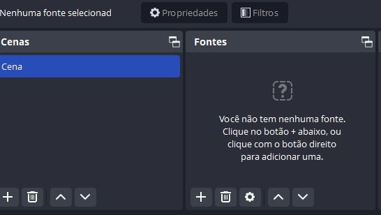 definir fontes no obs studio