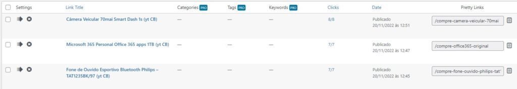 pretty link plugin wordpress links