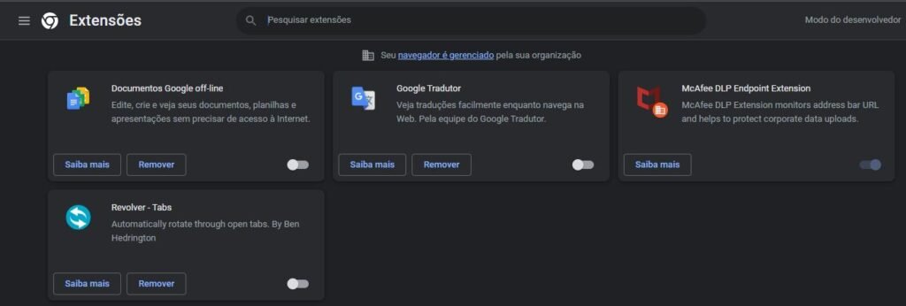 extensoes do chrome