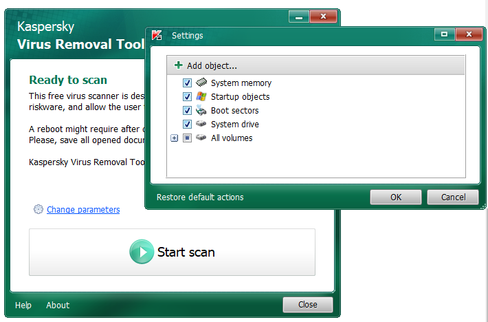 KVRT Kasperky Virus Removal Tool