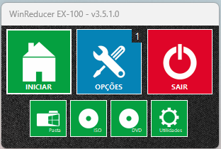 winreducer seleção da iso windows