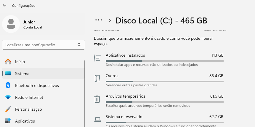 limpeza de disco no windows