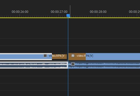 adobe premiere aplicar transições