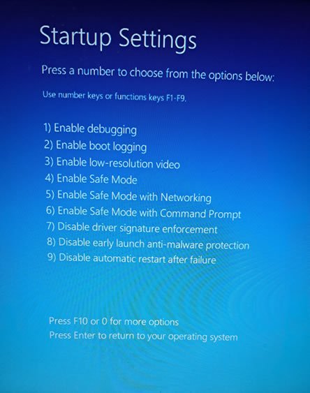 startup settings windows 11