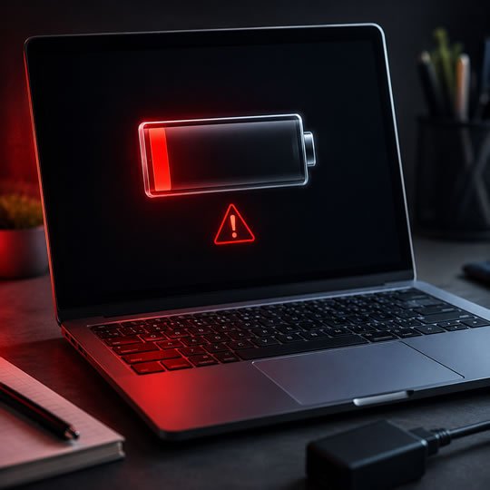 bateria notebook descarregada