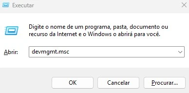 windows gerenciador de dispositivos