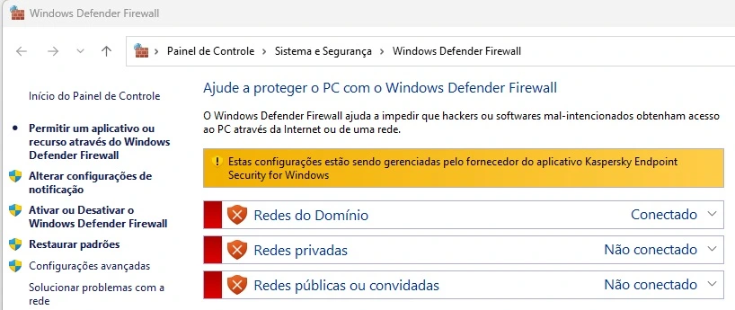 desativar firewall windows