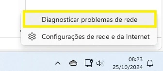 diagnostico de problemas no wifi do windows