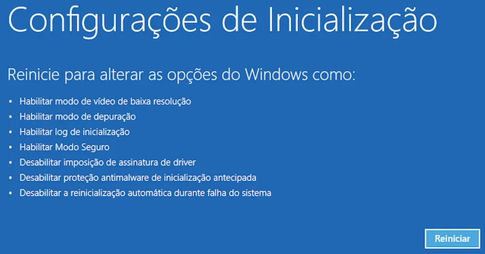 modo de segurança do windows