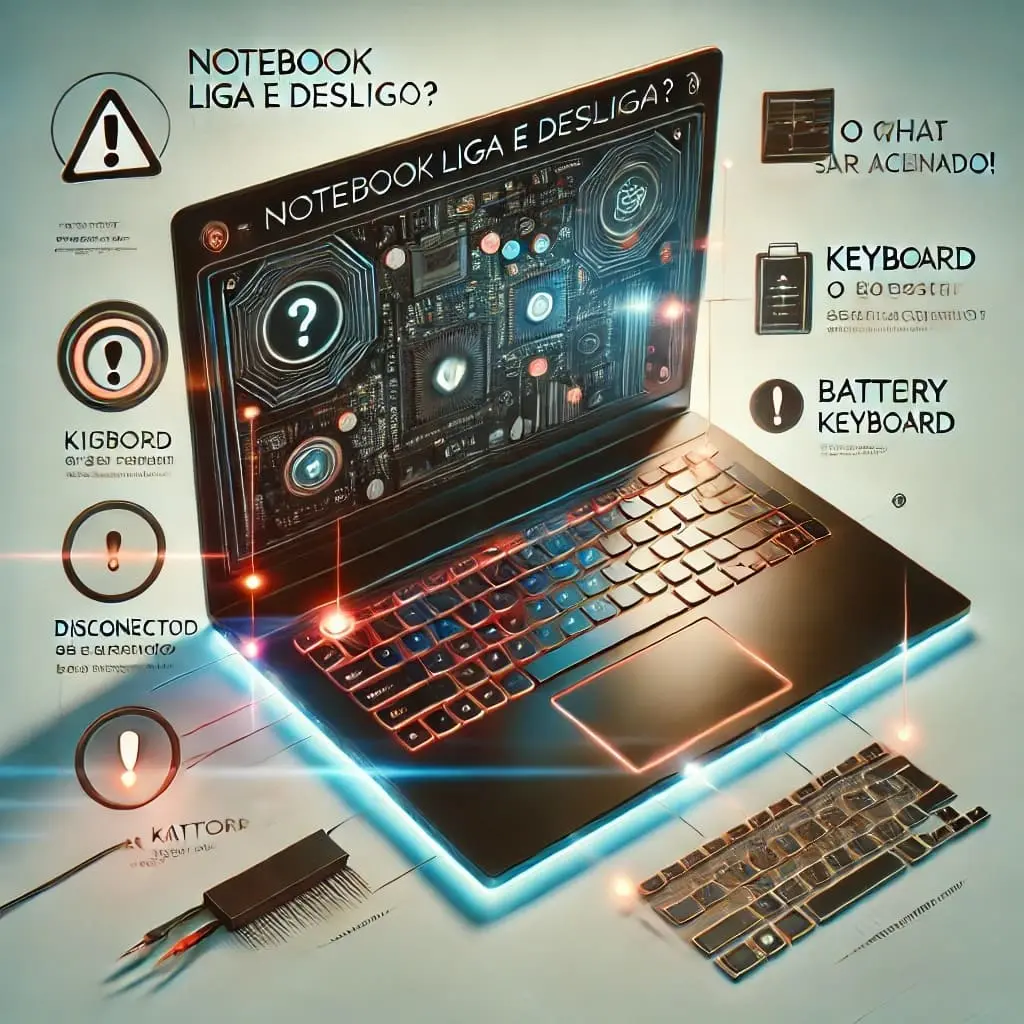 notebook não liga