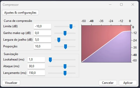 audacity compressor