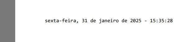 configurar impressão no bloco de notas