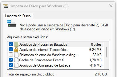 limpeza de disco no windows