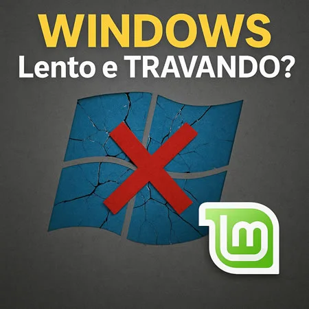 Windows lento e travando - linux mint