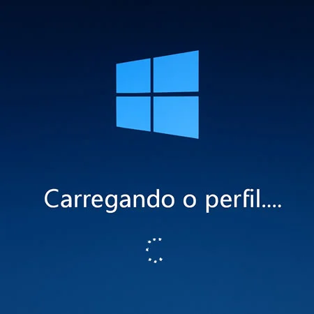 carregando perfil do window