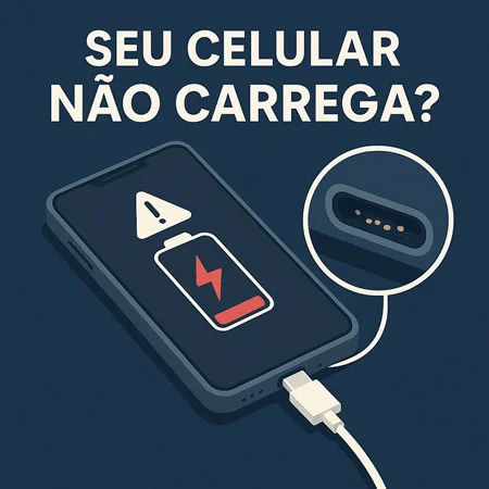 Seu celular Não Carrega Veja 4 Soluções Rápidas