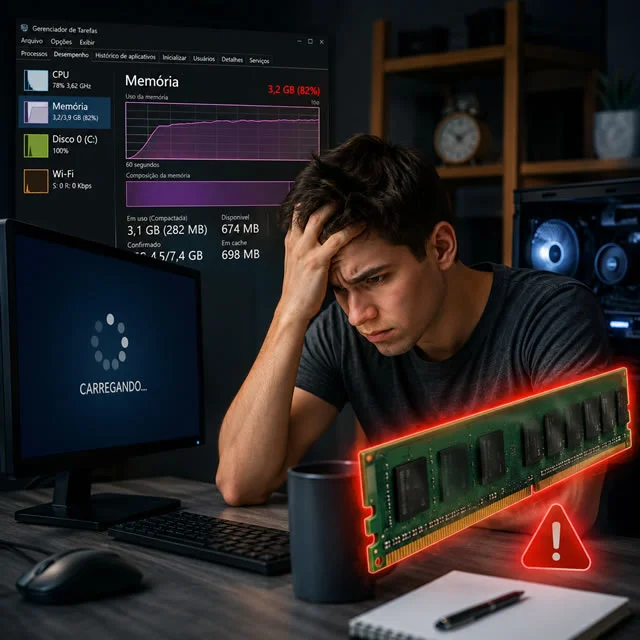 PC lento pode ser falta de RAM Saiba como identificar