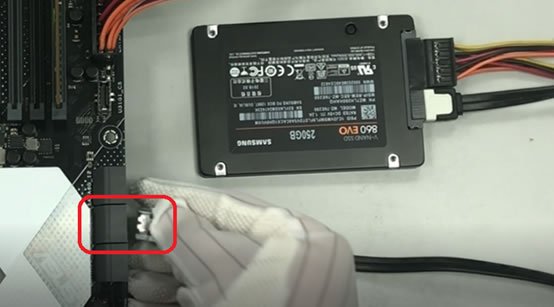 conexao ssd sata na placa-mae